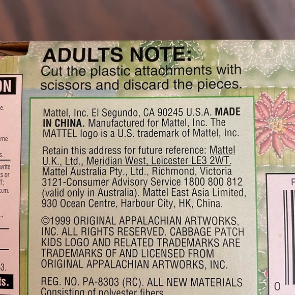 Cabbage Patch Kids Garden Fairies Poinsettia 7 3/4” Doll - Picture 4 of 5